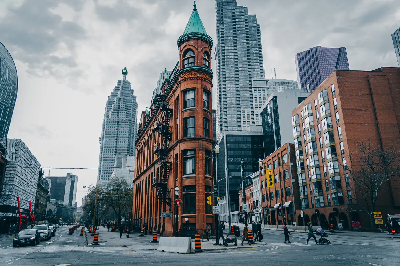 The Gooderham Flatiron Building in downtown Toronto